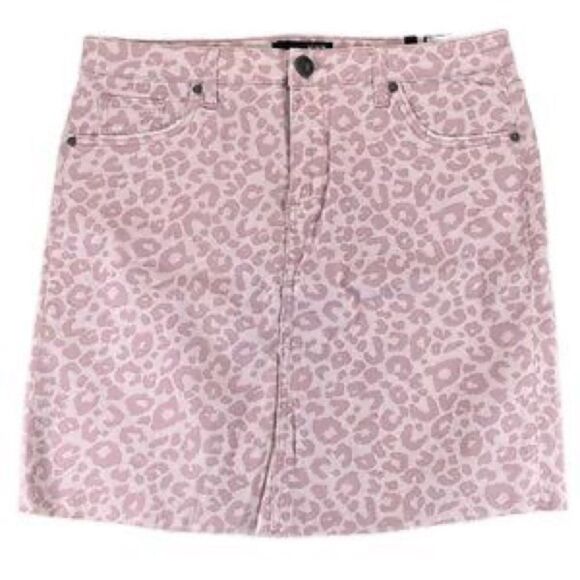 KUT From The Kloth Margaret Raw Hem & Light Distressed Mini Skirt NWT - Picture 3 of 12